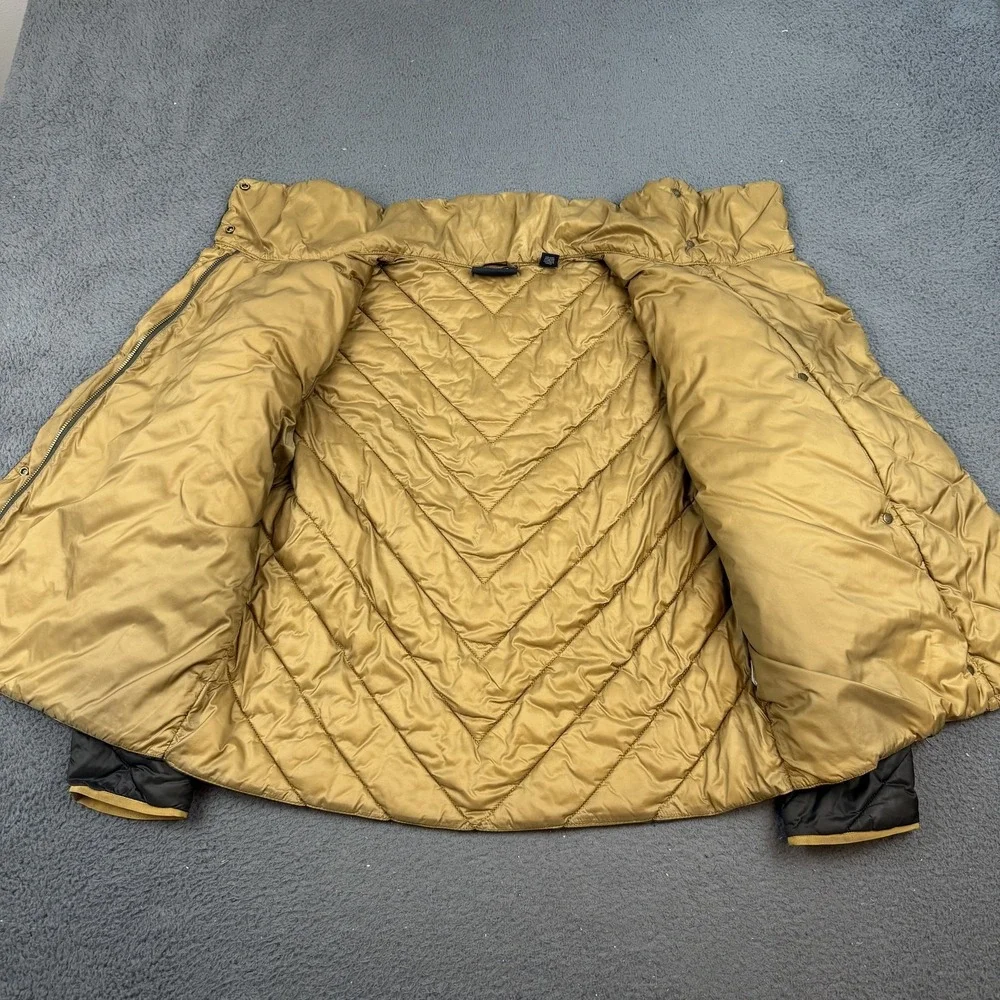 Scotch & Soda Jacket Mens Large Quilted Puffer Reversible Snap Front Modern - Picture 5 of 10